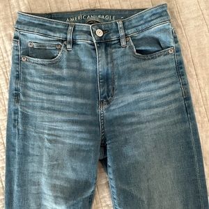American eagle high rise flare jeans